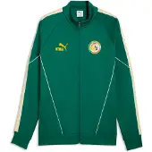 Puma Vestes d’entraînement 'Senegal King' jaune / sapin / blanc