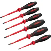 Cimco Assortiment de tournevis , TX SLIM, 1 000 V VDE, 1 pièce.