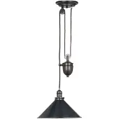 Elstead Lighting Suspension Provence, bronze vieilli, 1xE27x60W, métal, dimensions : 23x37x37 cm, IP20, Elstead