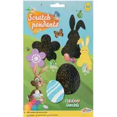 Creative Craft Group Scratch Hangers Pasen, 9st.