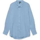 Vero Moda Chemisier 'VMNatali Nia' bleu clair