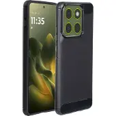 IMoshion Coque Brushed pour Motorola Edge 70 - Noir