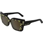 Karl Lagerfeld Lunettes de Soleil KL6204S 53/16/140 Black/gold Acetate WOMAN KL6204S