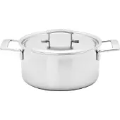 Demeyere Casserole avec couvercle , 22 cm | ronde | acier inoxydable 18/10