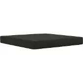 vidaXL Coussin De Canapé D'extérieur 2 Pcs Noir Polyester