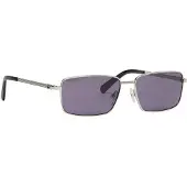 GUESS Gu00273 Sunglasses Argenté Violet/CAT3 Homme