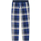 Schiesser Pantalon de pyjama 'Mix Relax ' beige clair / bleu roi / bleu foncé