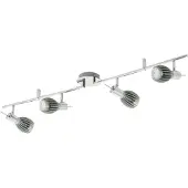 Eglo Emplacement monté en surface Spico Chrome à 4 lumières