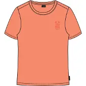 Protest Holdy Short Sleeve T-shirt Orange M Femme