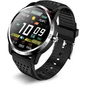 INF Montre intelligente avec tensiomètre et moniteur de fréquence cardiaque