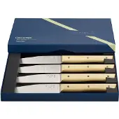 Opinel Facette Olive, set de quatre couteaux de table