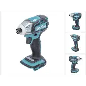 Makita DTS 141 Z Visseuse à impulsions sans fil 18 V 40 Nm 1/4" Brushless Solo - sans batterie, sans chargeur