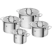 Zwilling Ensemble de casseroles, 4 pièces | rond | acier inoxydable