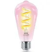 Philips Smart Lighting Philips Smart Led Edison Filament - Éclairage Intelligent Lumière Colorée Et Blanche E27 Transparent 40w Wi-fi