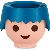 Lechuza Jardinière de table OJO ALL-IN-ONE Bleu océan
