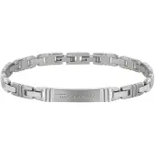 Maserati Jm218amf03 215 Mm Bracelet Argenté Homme