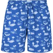 Urban Classics Pattern Swimming Shorts Bleu 5XL Homme