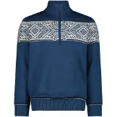 CMP Pull en maille à col zippé