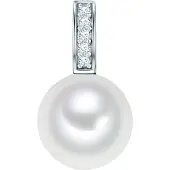 Rafaela Donata Pendentif argent / blanc perle