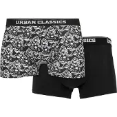 Urban Classics Boxers noir / blanc