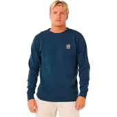 Rip Curl Pacific Rinse Patch Crew Sweatshirt Bleu XL Homme