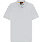 BOSS Polo Slim en coton stretch à patch logo