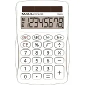 MAUL Calculatrice de bureau solaire ECO MJ 455 blanche (Cellules solaires)