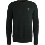 PME Legend Pull-over 'Pullover in mouliné cotton' bleu foncé