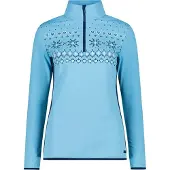 CMP 35l0416 Half Zip Sweatshirt Bleu 2XS Femme