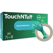 Ansell Boîte de 100 gants nitrile jetables Touch N TUFF 92-500 taille 8 - - 92500T8