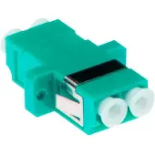 ACT ADVANCED CABLE TECHNOLOGY Adaptateur fibre optique LC duplex multimode OM3. Connecteurs : LC/LC Lc duplex a
