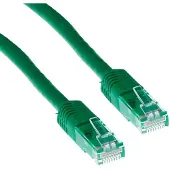ACT ADVANCED CABLE TECHNOLOGY Câble de raccordement CAT6 LSZH U/UTP vert de 0,5 mètre avec connecteurs RJ45
