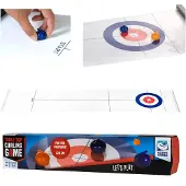 Clown Games | Jeu de curling de table 120cm | Jeu de table pour la maison