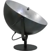 Masterlight Lampadaire Larino 40 noir avec du vieil argent