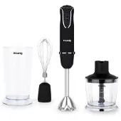 H.Koenig mix75 mixeur plongeant 4 en 1 noir