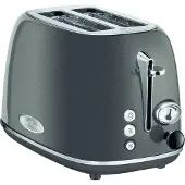 ProfiCook Grille-pain 2 tranches Vintage Wide Slot PC-TA 1193 anthracite