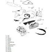 Arai Aération Arrière Du Casque Qv-p Shade