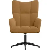 vidaXL Fauteuil relax marron velours