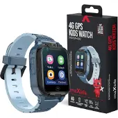 Forever Montre connectée WiFi SIM pour enfants avec GPS et Appel vidéo Bleu
