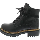 Rieker Bottines à lacets marron / noir