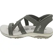 SKECHERS Slip-Ins: Reggae Slim Sandalen Plat - Groen - Maat 42