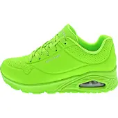 SKECHERS Baskets basses 'Uno - Night Shades' vert fluo