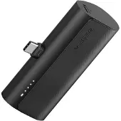 Veger Powerbank 5 000 mAh avec type C PD QC3.0 intégré 3A 20W connexion PlugOn (W0556) noir