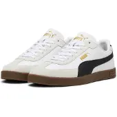 Puma Baskets basses 'Club II Era' beige clair / or / noir / blanc