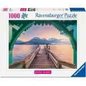 Ravensburger Puzzle Puzzle Highlights - Chemins de rêve - Passerelle du Lac d'Annecy - 1000 pièces