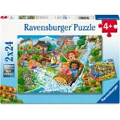 Ginza.se Puzzle « Amusement Park » - 2 x 24 pièces