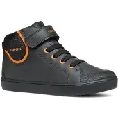 Geox Doublure chaude GISLI, cuir lisse, noir, enfants