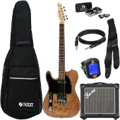 Fazley Classic Series FTL218 Natural LH pack débutant guitare électrique