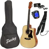 Fazley FA218CN pack débutant guitare folk