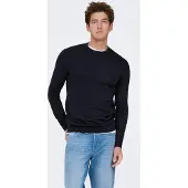Only & Sons Pull-over bleu